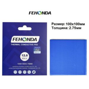 Термопрокладка FEHONDA Thermal Pad 12.8 W/mK 100x100мм 2.75мм