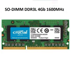 Оперативная память для ноутбука SO-DIMM DDR3L 4G 1600MHz